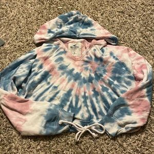 Womens hollister cropped hoodie